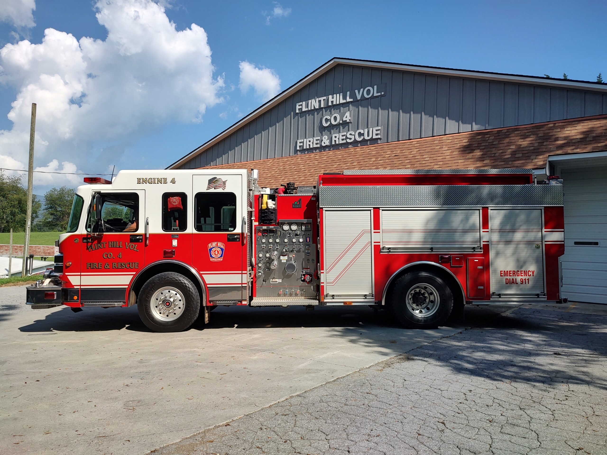 Flint Hill Fire and Rescue Engine